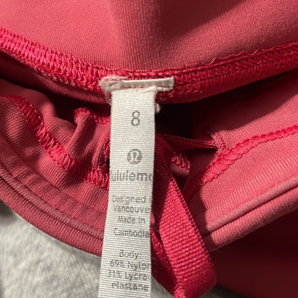 Lululemon • speed up tight full on luxtreme 28” legging fuchsia pink sz 8 - Picture 13 of 14